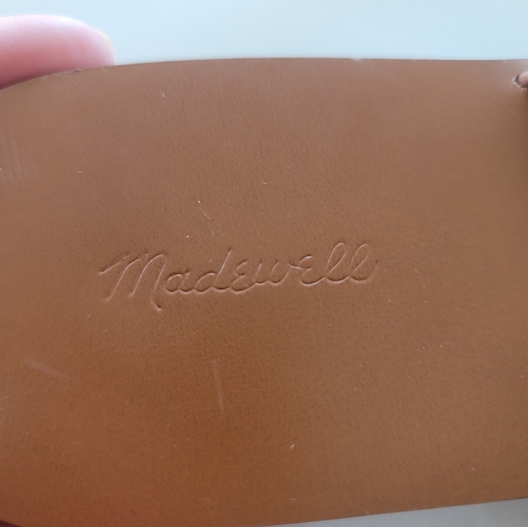 NEW MADEWELL The Gabi Asymmetric-Strap Leather Sandal size 9 1/2 - Picture 12 of 14